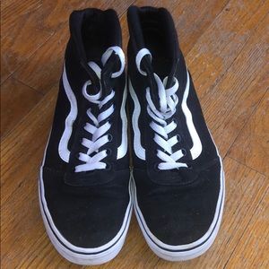 black high top vans
